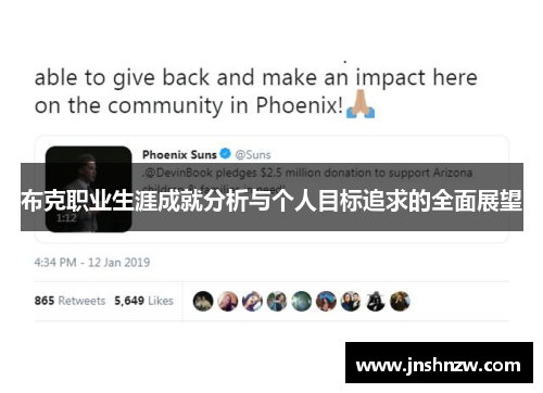 布克职业生涯成就分析与个人目标追求的全面展望